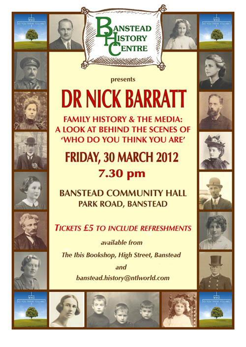 WDYTYA talk at Banstead